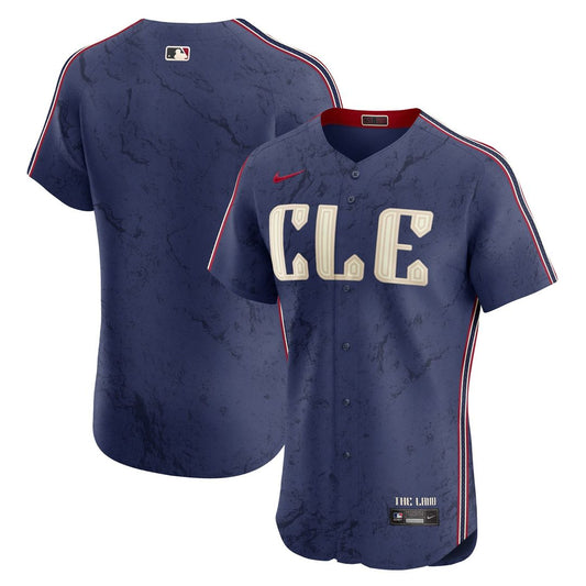 Cleveland Guardians Nike City Connect Elite Jersey - Navy Team Jersey Sports Fan Apparel