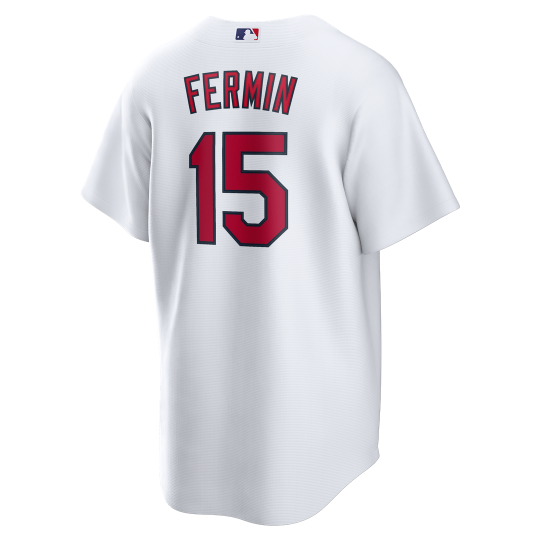 St. Louis Cardinals José Fermín Nike Home Replica Jersey - White Team Jersey Sports Fan Apparel