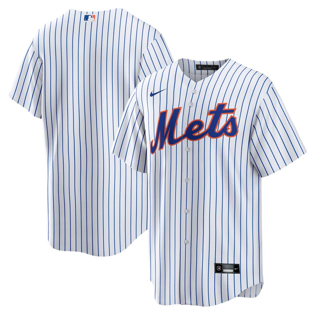 New York Mets Nike Home Replica Team Jersey - White Team Jersey Sports Fan Apparel