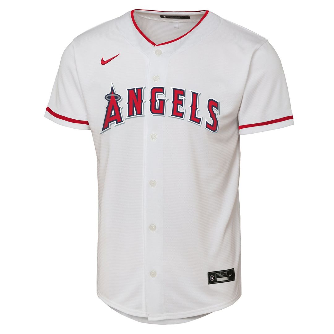 Los Angeles Angels Mike Trout Nike Youth Home Replica Player Jersey - White Team Jersey Sports Fan Apparel