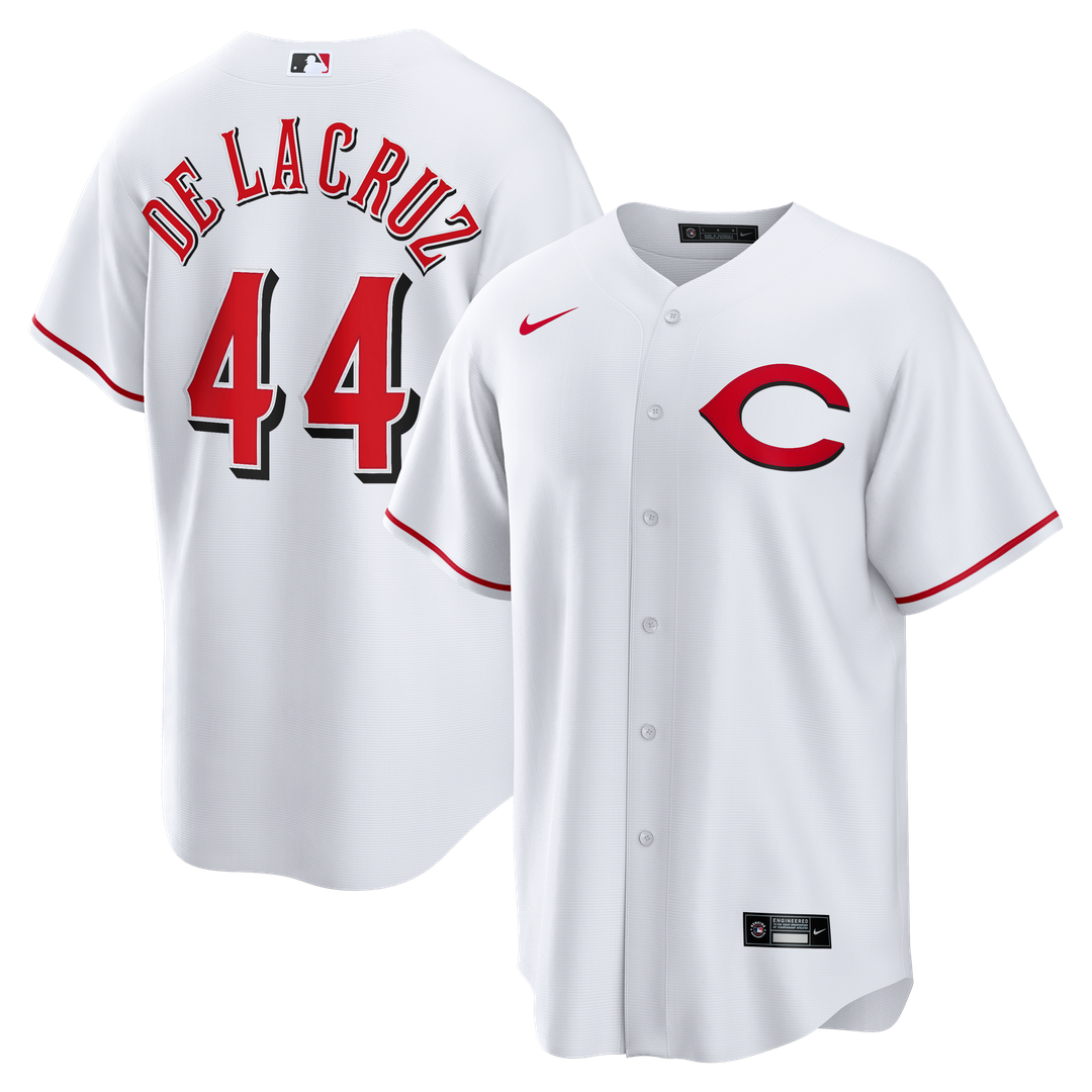 Cincinnati Reds Elly De La Cruz Nike Alternate 2 Replica Jersey - White Team Jersey Sports Fan Apparel