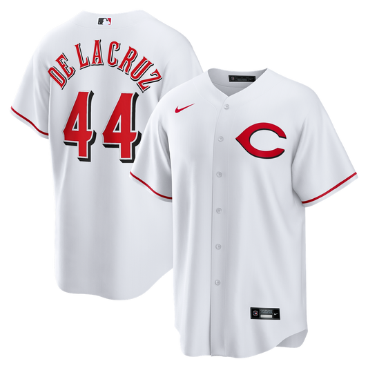 Cincinnati Reds Elly De La Cruz Nike Alternate 2 Replica Jersey - White Team Jersey Sports Fan Apparel