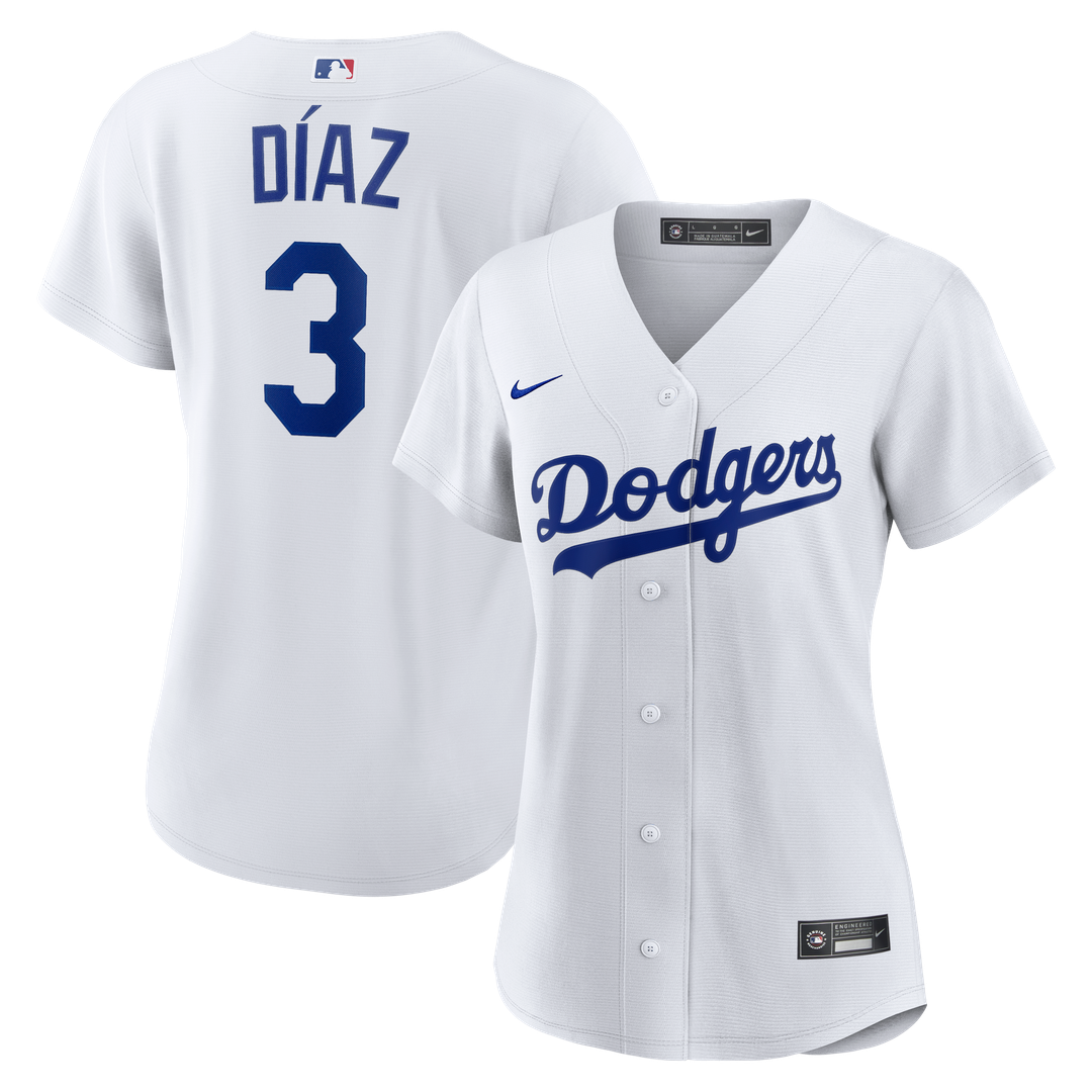 Los Angeles Dodgers Edwin Díaz Nike Women's Home Replica Jersey - White Team Jersey Sports Fan Apparel
