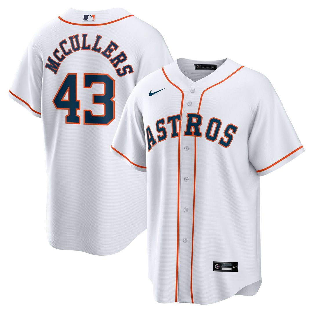 Houston Astros Lance McCullers Jr. Nike Home Replica Jersey - White Team Jersey Sports Fan Apparel