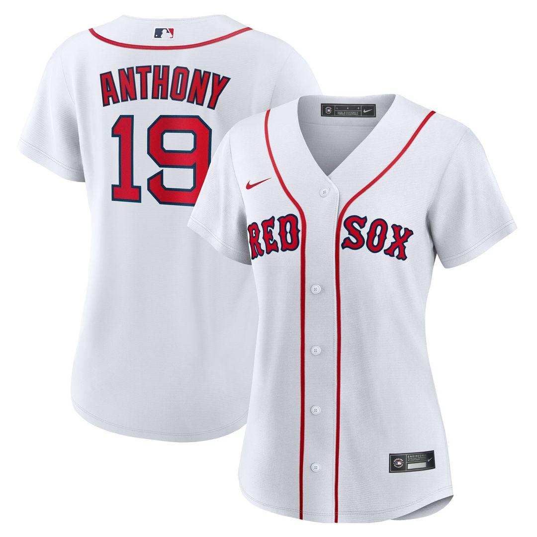 Boston Red Sox Roman Anthony Nike Women's Home Replica Jersey - White Team Jersey Sports Fan Apparel