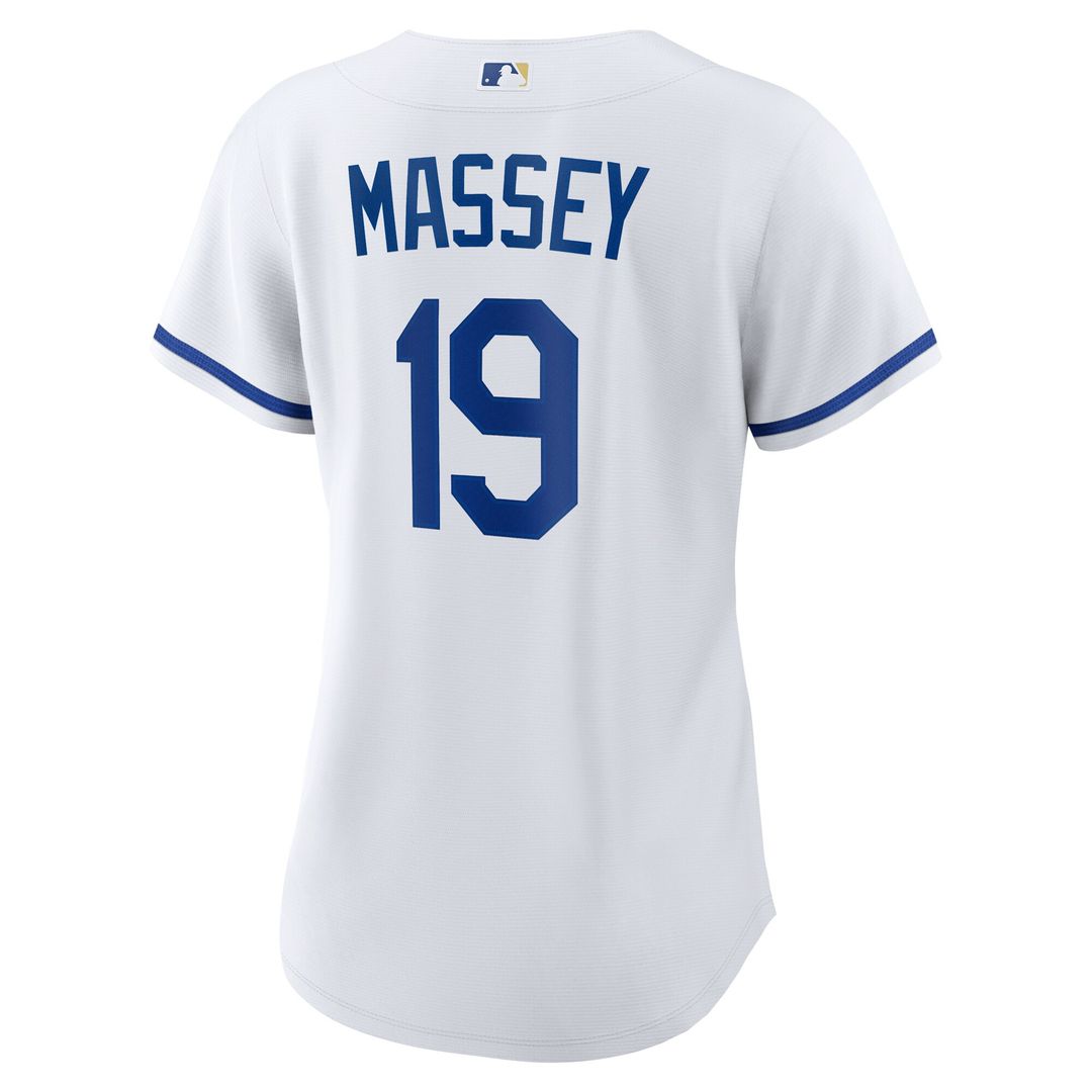 Kansas City Royals Michael Massey Nike Women's Home Replica Jersey - White Team Jersey Sports Fan Apparel