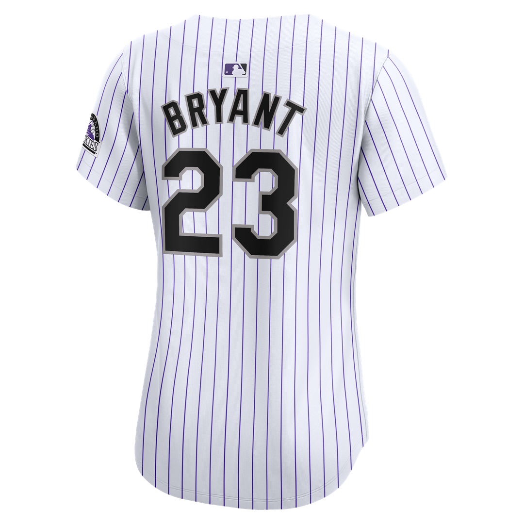 Colorado Rockies Kris Bryant Nike Women's Home Limited Player Jersey - White Team Jersey Sports Fan Apparel