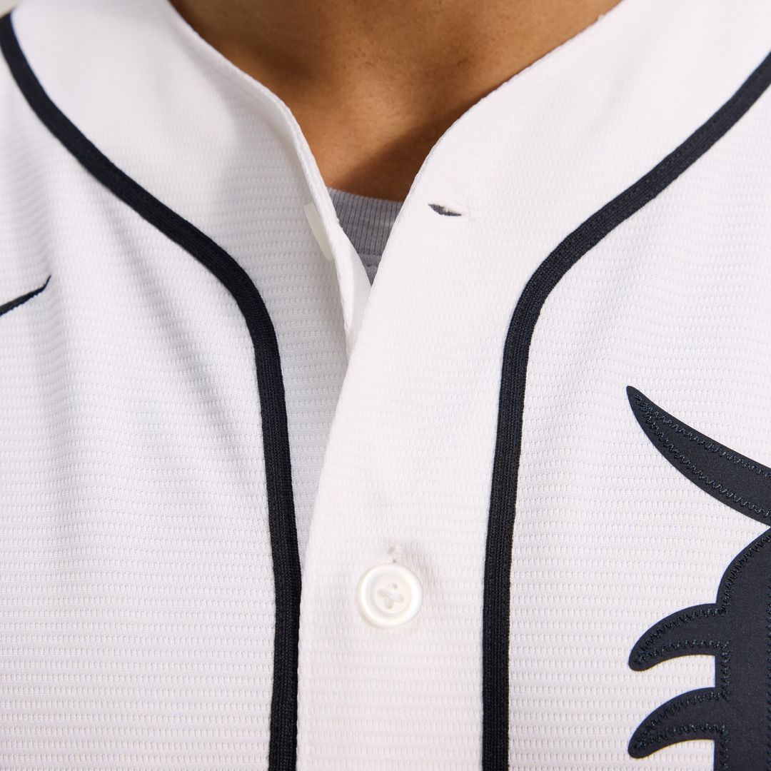 Detroit Tigers Nike Home Replica Jersey - White Team Jersey Sports Fan Apparel