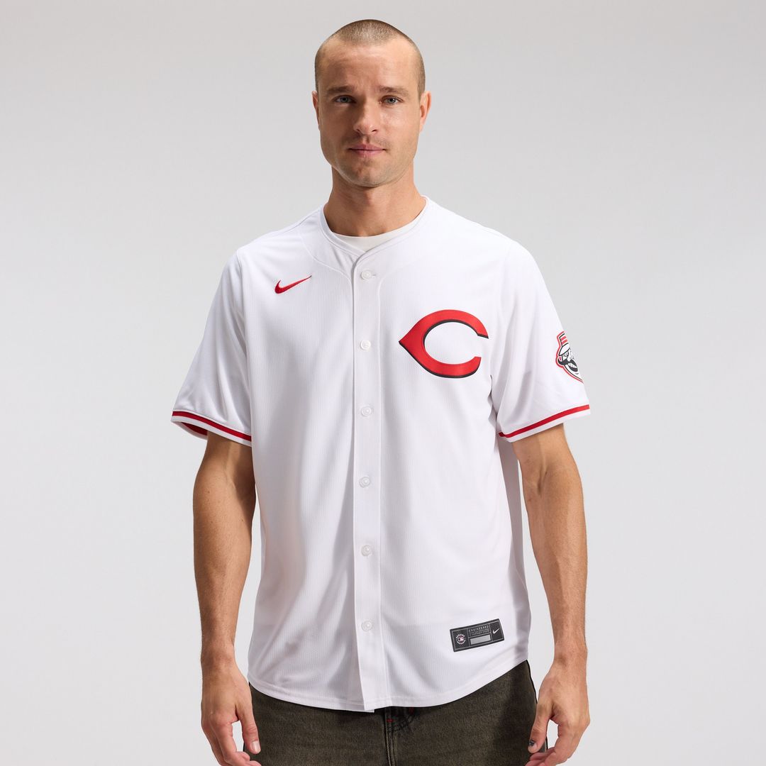Cincinnati Reds Elly De La Cruz Nike Alternate 2 Limited Player Jersey - White Team Jersey Sports Fan Apparel