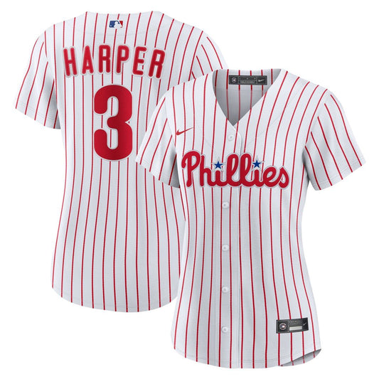 Philadelphia Phillies Bryce Harper Nike Women's Home Replica Player Jersey - White Team Jersey Sports Fan Apparel