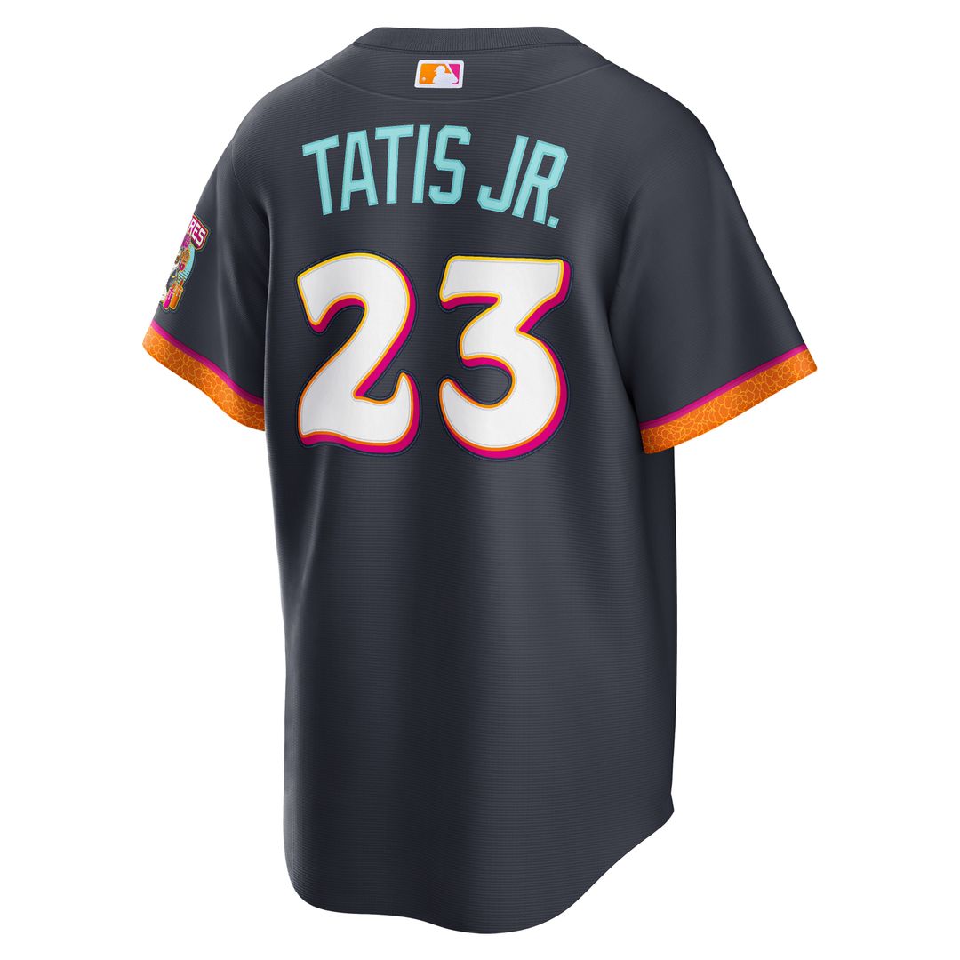 San Diego Padres Fernando Tatis Jr. Nike 2026 City Connect Stadium Jersey - Obsidian Team Jersey Sports Fan Apparel