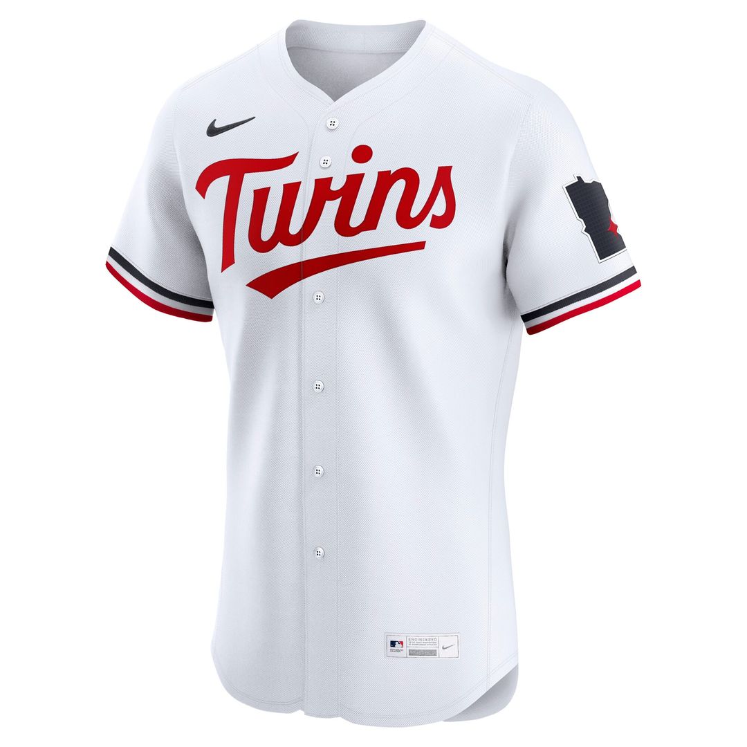 Minnesota Twins Nike Home Elite Jersey - White Team Jersey Sports Fan Apparel