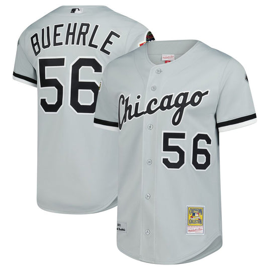 Chicago White Sox Mark Buehrle Mitchell & Ness 2005 Throwback Authentic Jersey - Gray Team Jersey Sports Fan Apparel