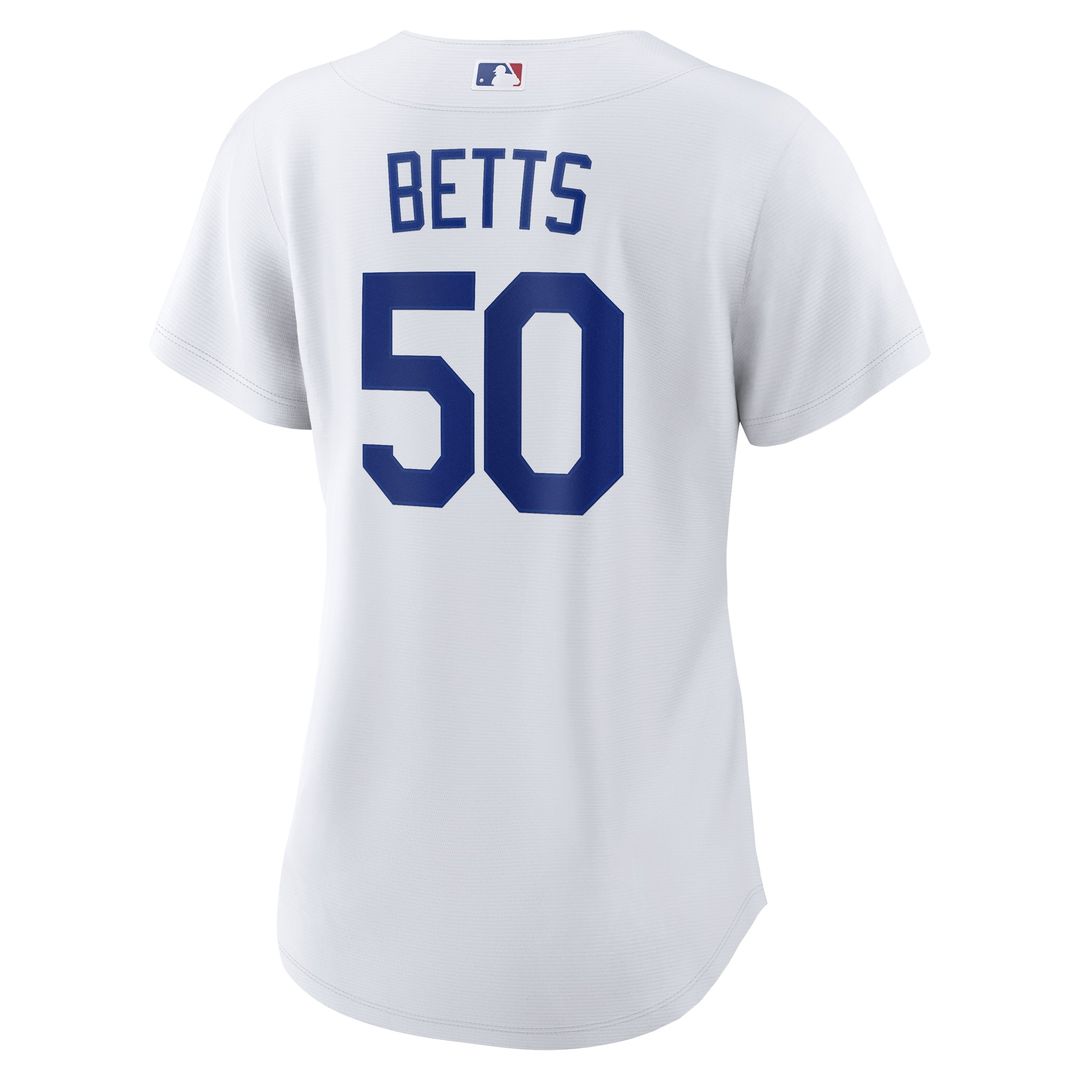 Los Angeles Dodgers Mookie Betts Nike Women's Home Replica Jersey - White Team Jersey Sports Fan Apparel