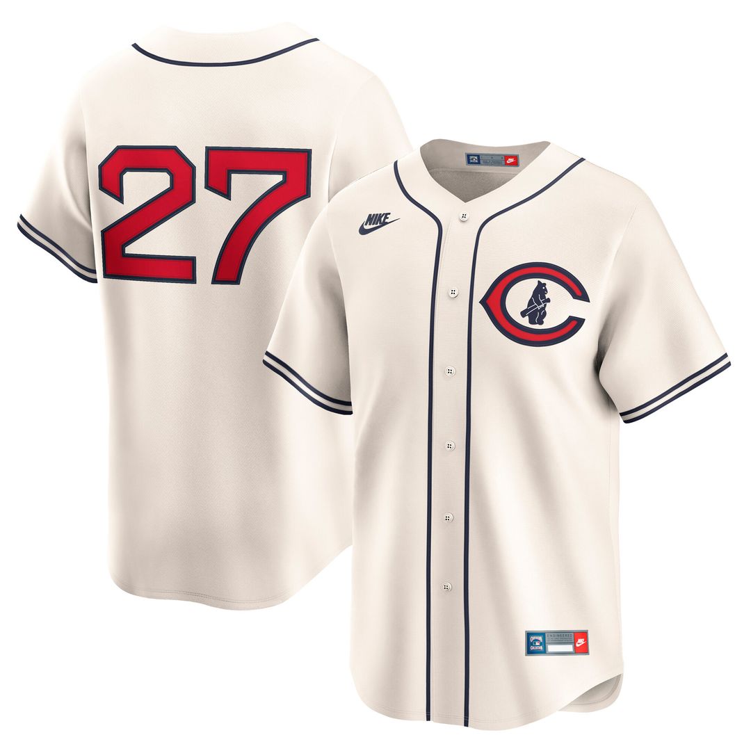 Chicago Cubs Seiya Suzuki Nike Throwback Cooperstown Limited Jersey - Cream Team Jersey Sports Fan Apparel