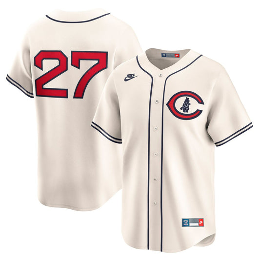 Chicago Cubs Seiya Suzuki Nike Throwback Cooperstown Limited Jersey - Cream Team Jersey Sports Fan Apparel