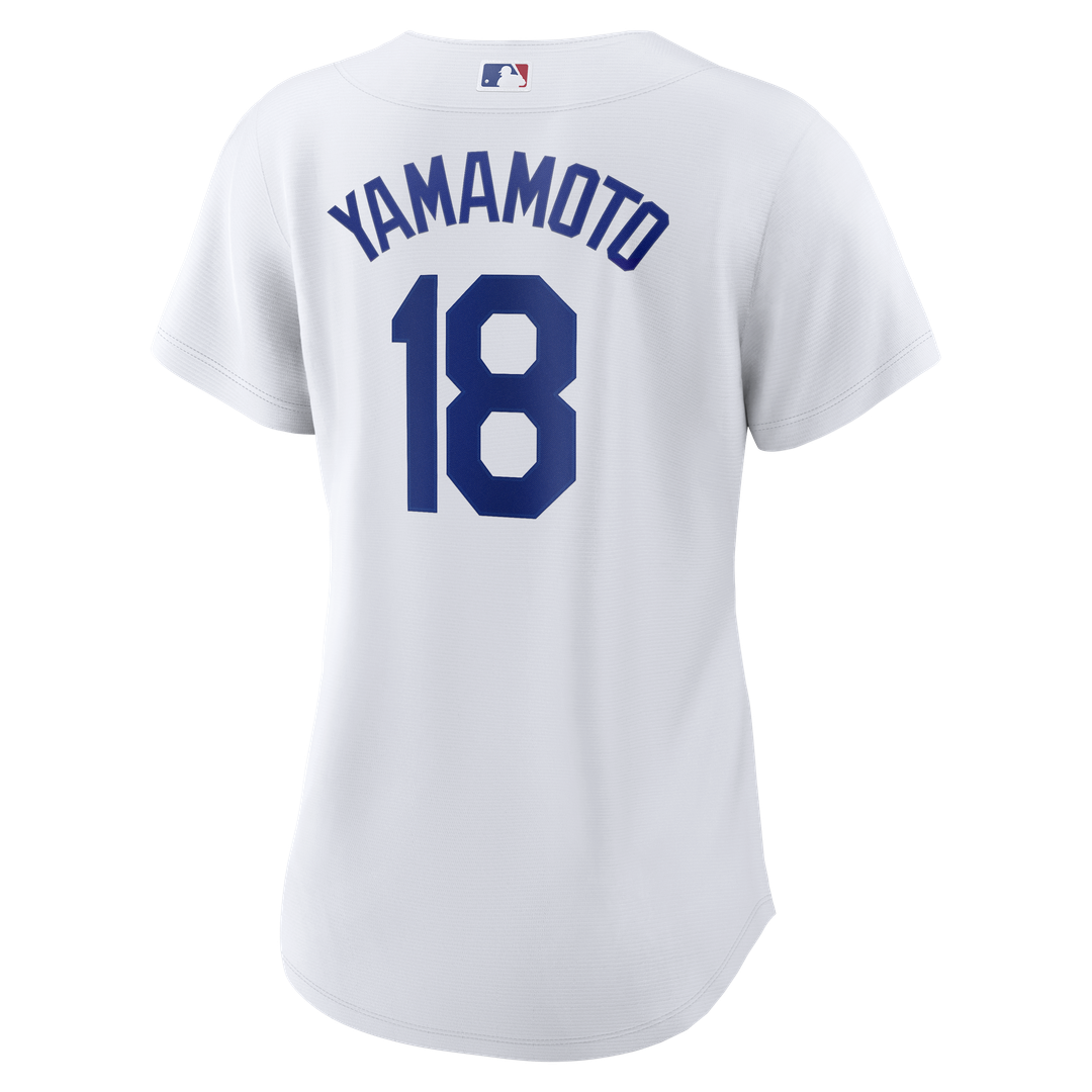 Los Angeles Dodgers Yoshinobu Yamamoto Nike Women's Replica Jersey - White Team Jersey Sports Fan Apparel