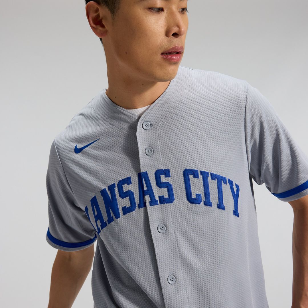 Kansas City Royals Bobby Witt Jr. Nike Road Replica Jersey - Gray Team Jersey Sports Fan Apparel