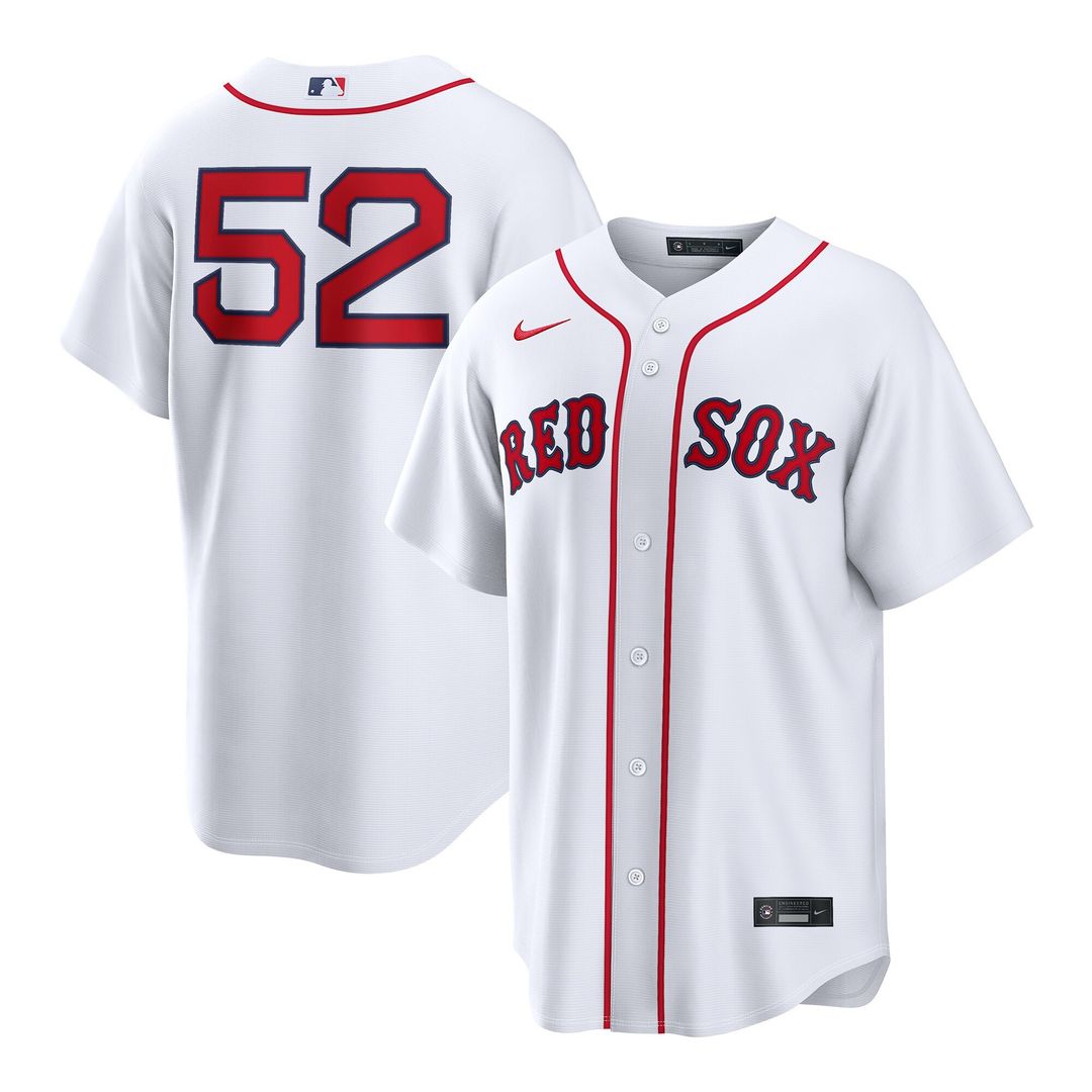 Boston Red Sox Wilyer Abreu Nike Home Replica Jersey - White Team Jersey Sports Fan Apparel