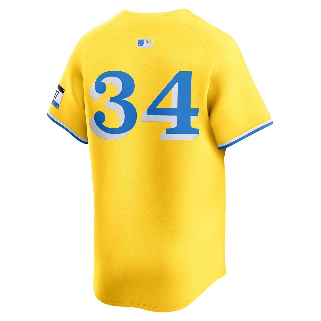 Boston Red Sox David Ortiz Nike City Connect Retired Player Jersey - Gold Team Jersey Sports Fan Apparel