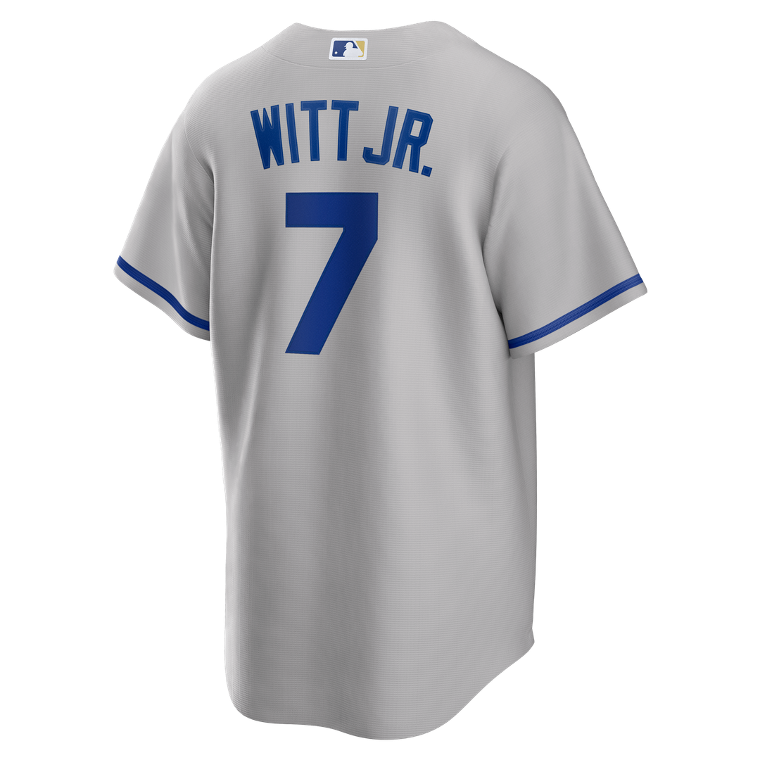 Kansas City Royals Bobby Witt Jr. Nike Road Replica Jersey - Gray Team Jersey Sports Fan Apparel