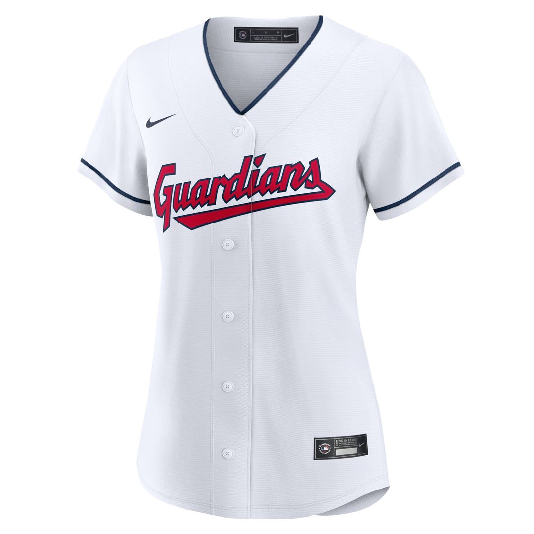 Cleveland Guardians Women's Nike Home Replica Team Jersey - White Team Jersey Sports Fan Apparel
