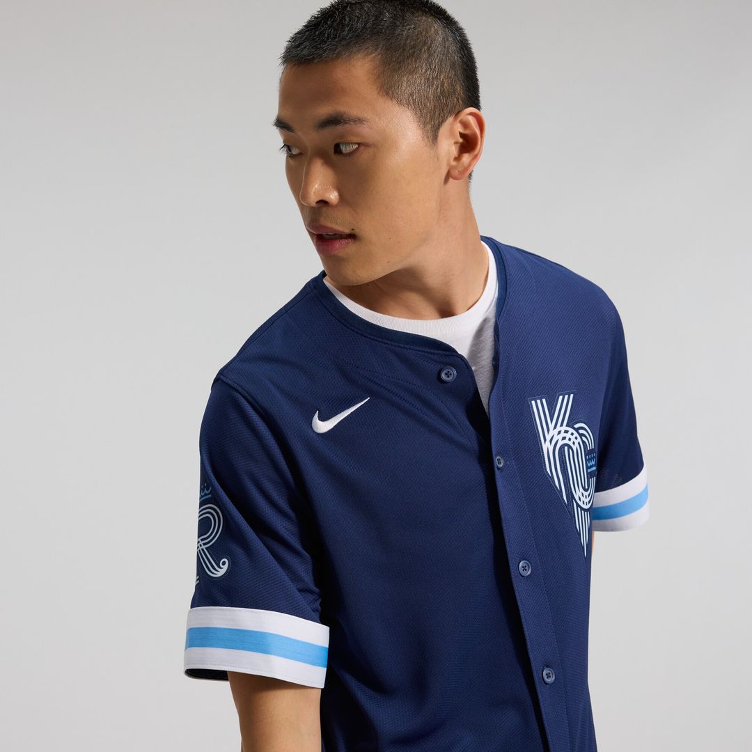 Kansas City Royals Nike City Connect Limited Jersey - Navy Team Jersey Sports Fan Apparel