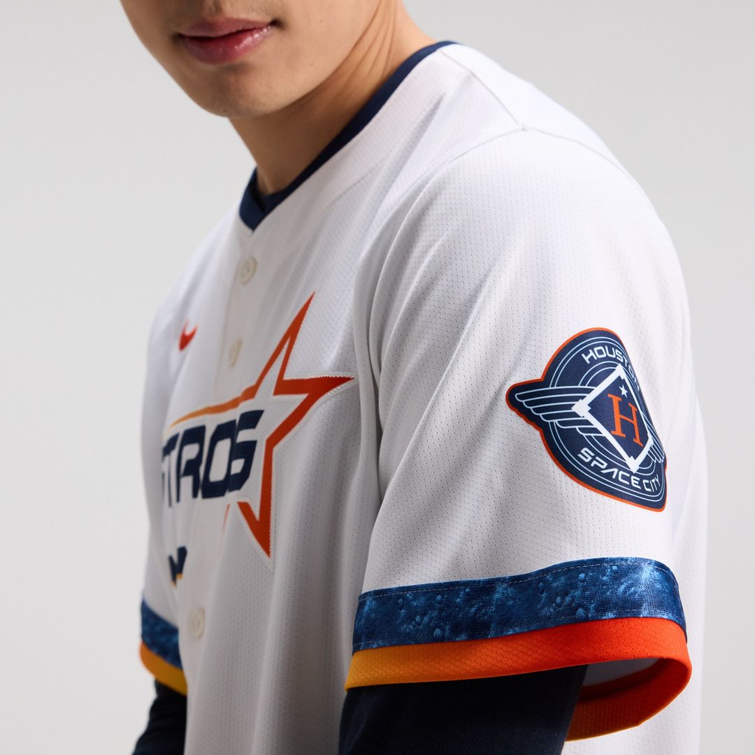 Houston Astros Jose Altuve Nike 2025 City Connect Limited Player Jersey - White Team Jersey Sports Fan Apparel