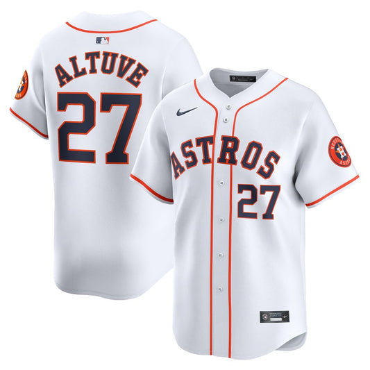 Houston Astros Jose Altuve Nike Youth Home Limited Player Jersey - White Team Jersey Sports Fan Apparel