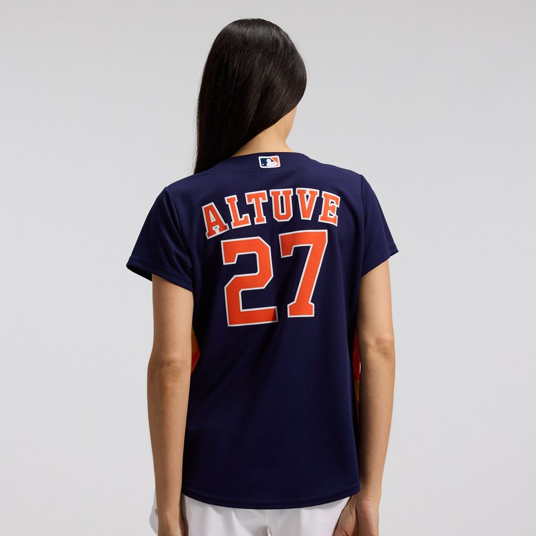Houston Astros Jose Altuve Nike Women's Alternate Replica Player Jersey - Navy Team Jersey Sports Fan Apparel