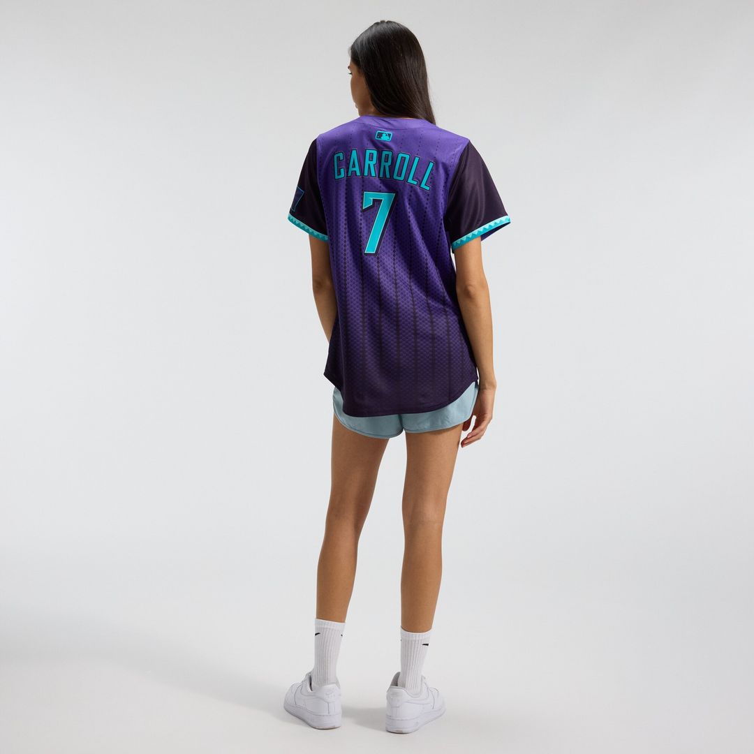 Arizona Diamondbacks Corbin Carroll Nike Women's 2025 City Connect Limited Player Jersey - Purple Team Jersey Sports Fan Apparel