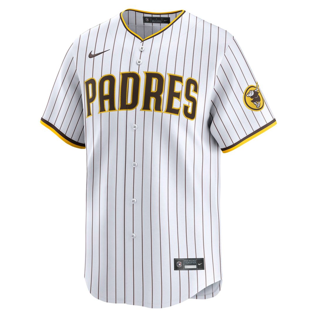San Diego Padres Jackson Merrill Nike Home Limited Player Jersey - White Team Jersey Sports Fan Apparel