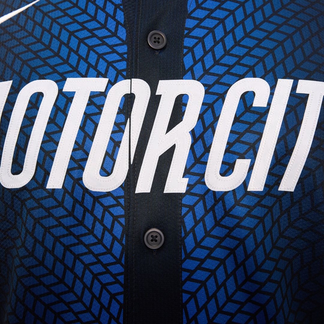Detroit Tigers Nike City Connect Limited Jersey - Blue Team Jersey Sports Fan Apparel