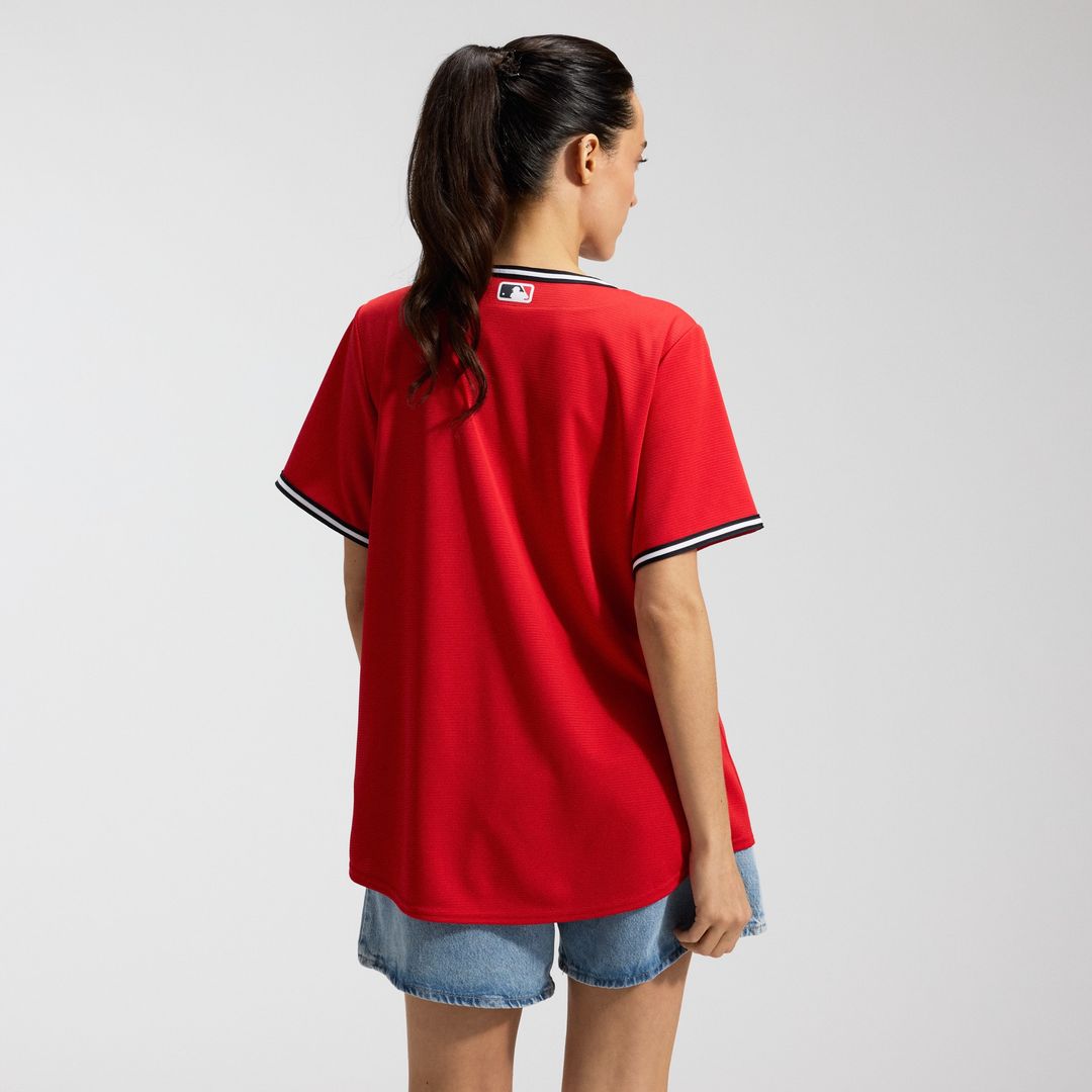 Cleveland Guardians Nike Women's Alternate 2 Replica Jersey - Red Team Jersey Sports Fan Apparel