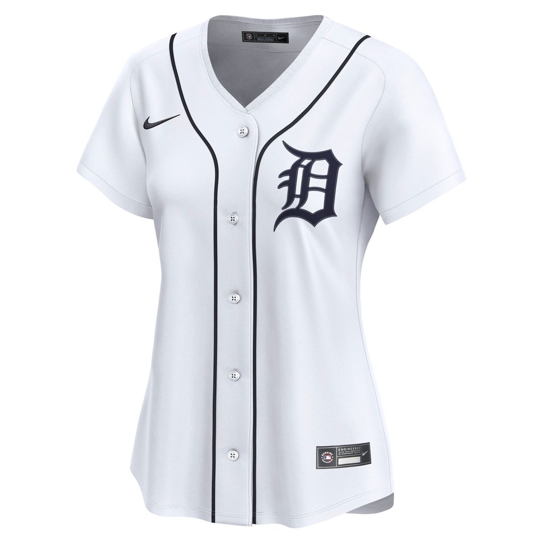 Detroit Tigers Nike Women's Home Limited Jersey - White Team Jersey Sports Fan Apparel
