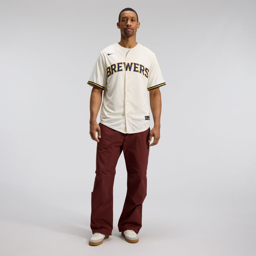 Milwaukee Brewers Nike Home Replica Team Jersey - Cream Team Jersey Sports Fan Apparel