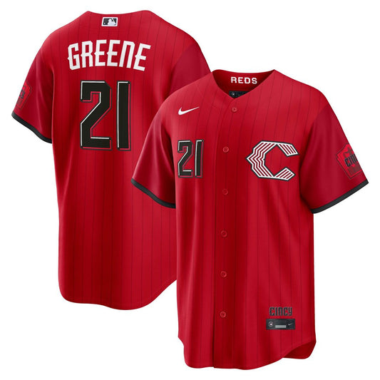 Cincinnati Reds Hunter Greene Nike 2026 City Connect Stadium Jersey - Red Team Jersey Sports Fan Apparel