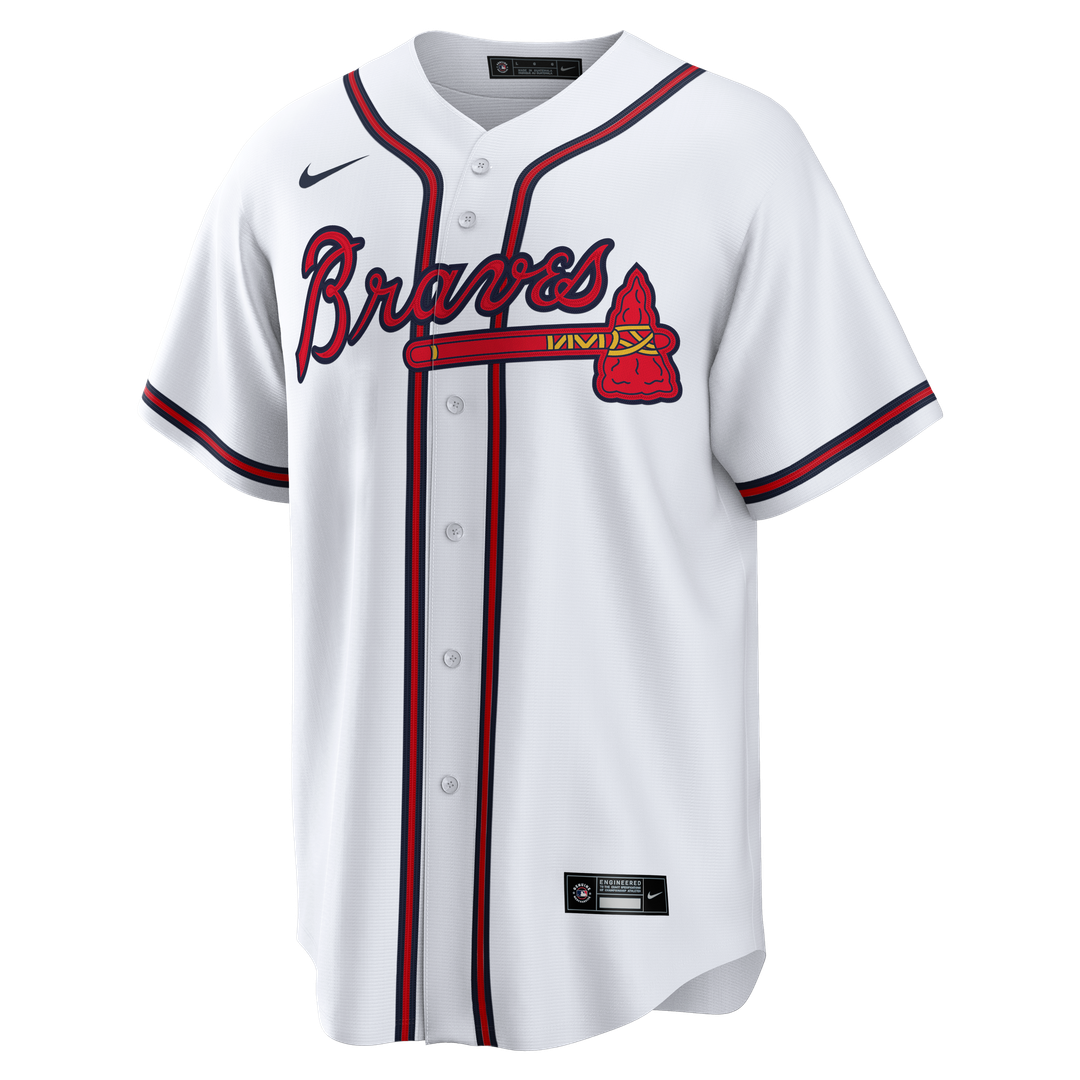 Atlanta Braves Nike Home Big & Tall Replica Jersey - White Team Jersey Sports Fan Apparel