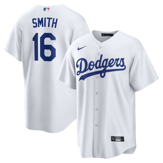 Los Angeles Dodgers Will Smith Nike Home Replica Jersey - White Team Jersey Sports Fan Apparel