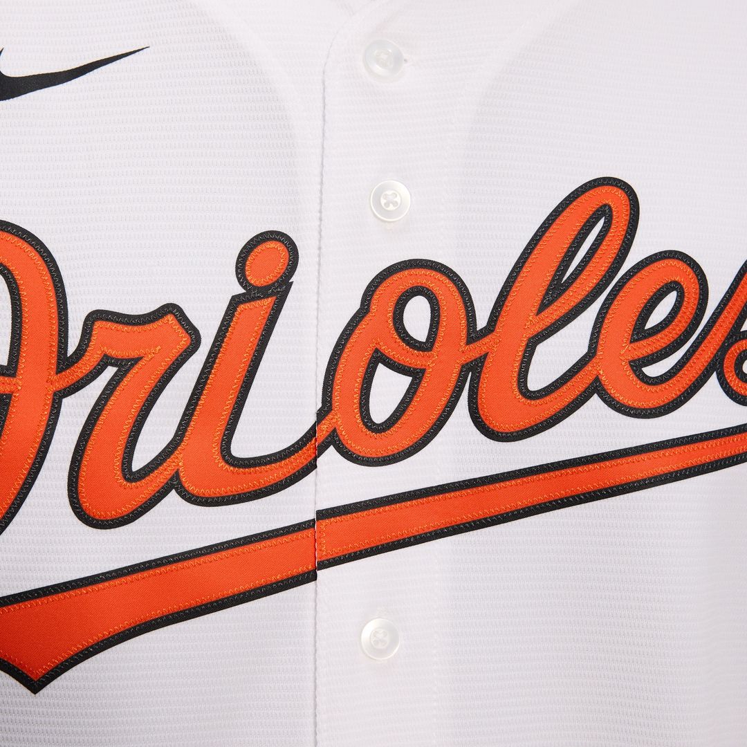 Baltimore Orioles Nike Home Replica Team Jersey - White Team Jersey Sports Fan Apparel