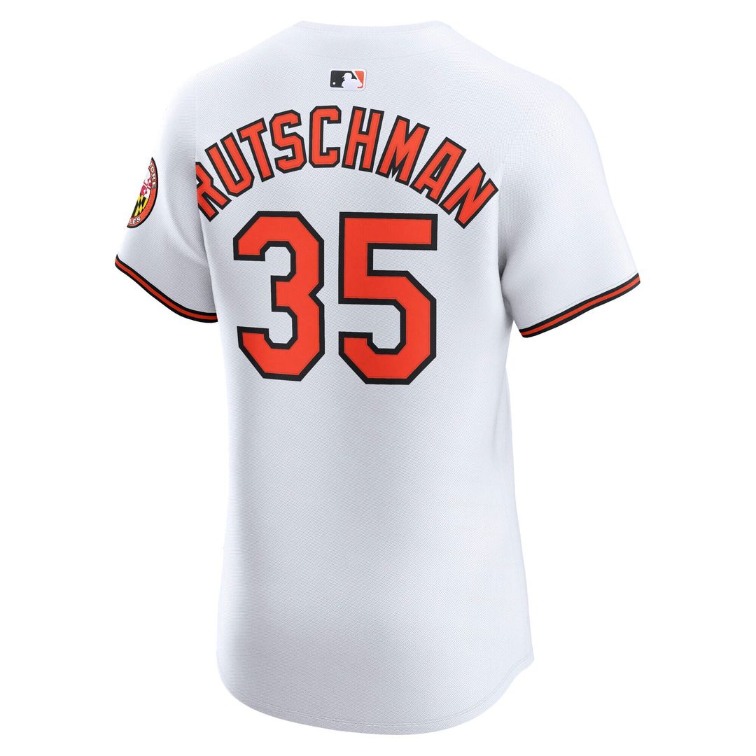 Baltimore Orioles Adley Rutschman Nike Alternate 2 Elite Jersey - Orange Team Jersey Sports Fan Apparel