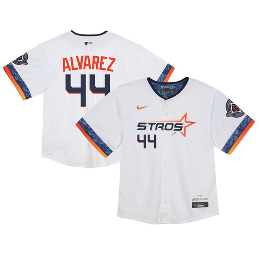 Houston Astros Yordan Alvarez Nike Infant 2025 City Connect Limited Player Jersey - White Team Jersey Sports Fan Apparel