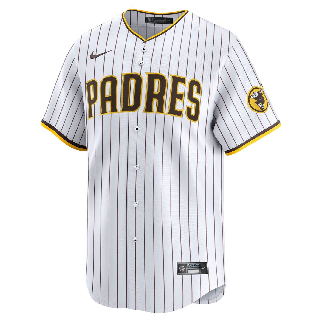 San Diego Padres Nike Home Limited Jersey - White Team Jersey Sports Fan Apparel