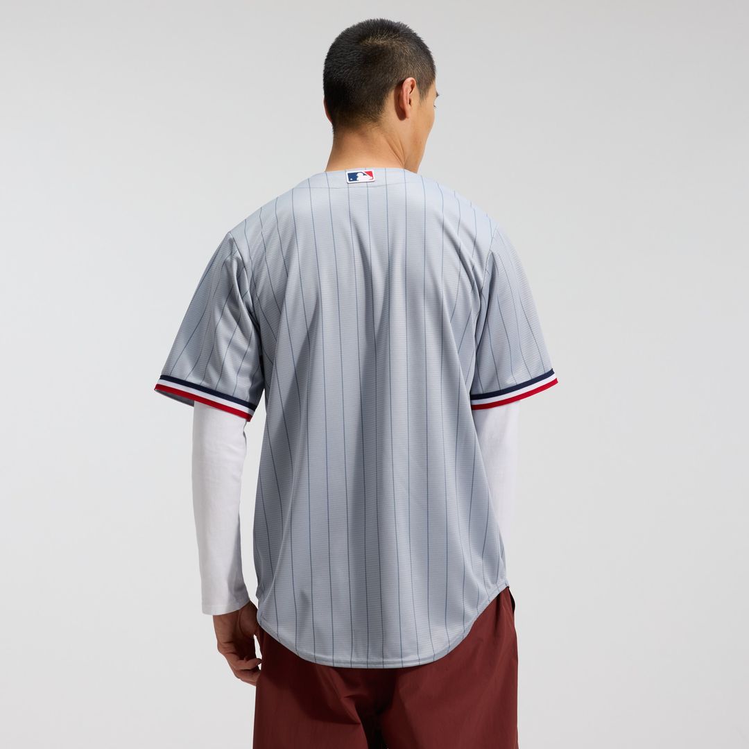 Minnesota Twins Nike Road Replica Team Jersey - Gray Team Jersey Sports Fan Apparel