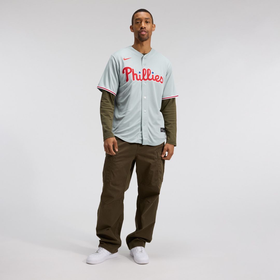 Philadelphia Phillies Bryce Harper Nike Road Replica Jersey - Gray Team Jersey Sports Fan Apparel