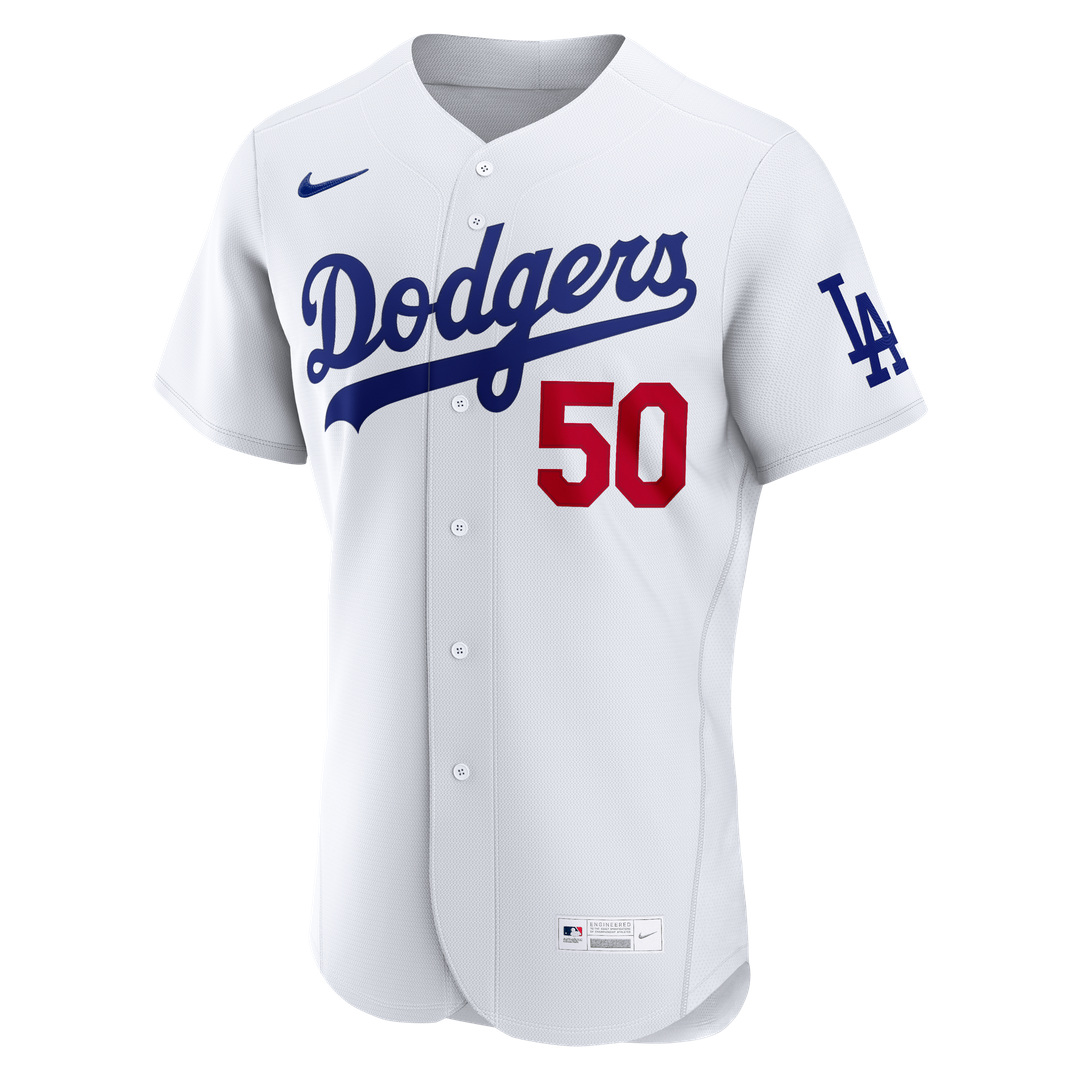 Los Angeles Dodgers Mookie Betts Nike Home Authentic Jersey - White Team Jersey Sports Fan Apparel
