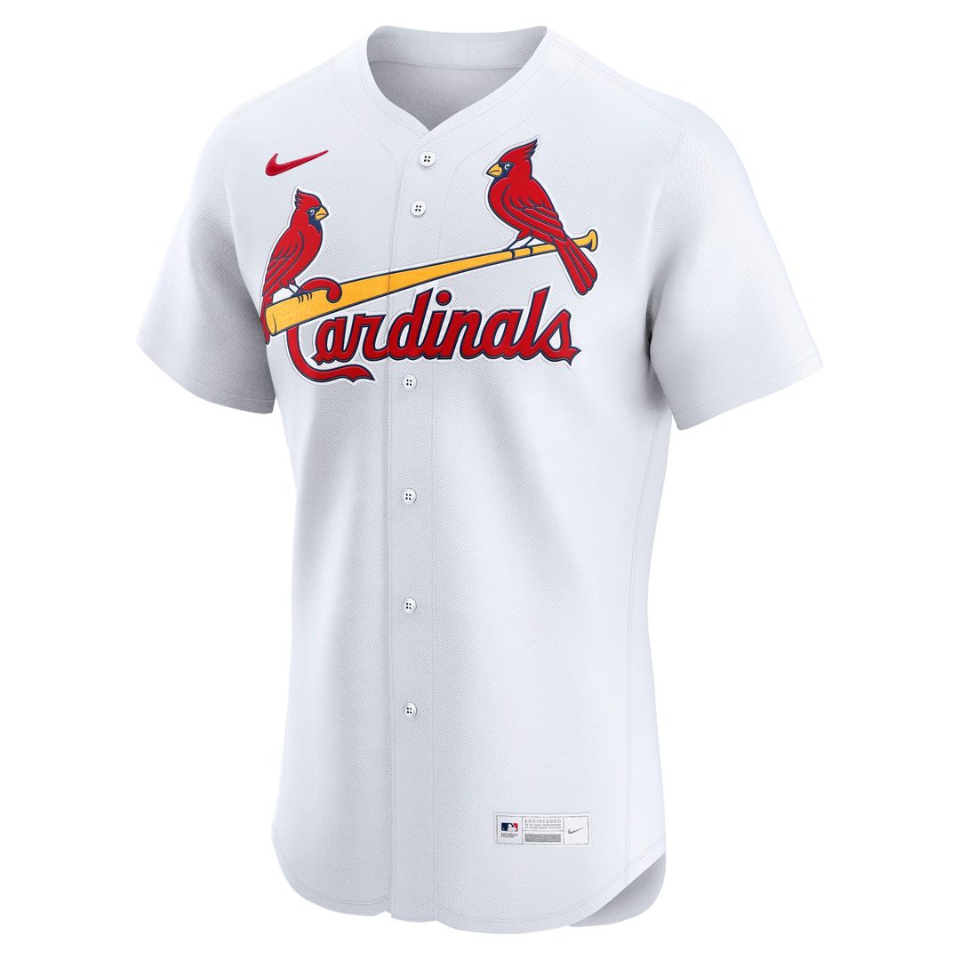 St. Louis Cardinals Nike Home Elite Jersey - White Team Jersey Sports Fan Apparel