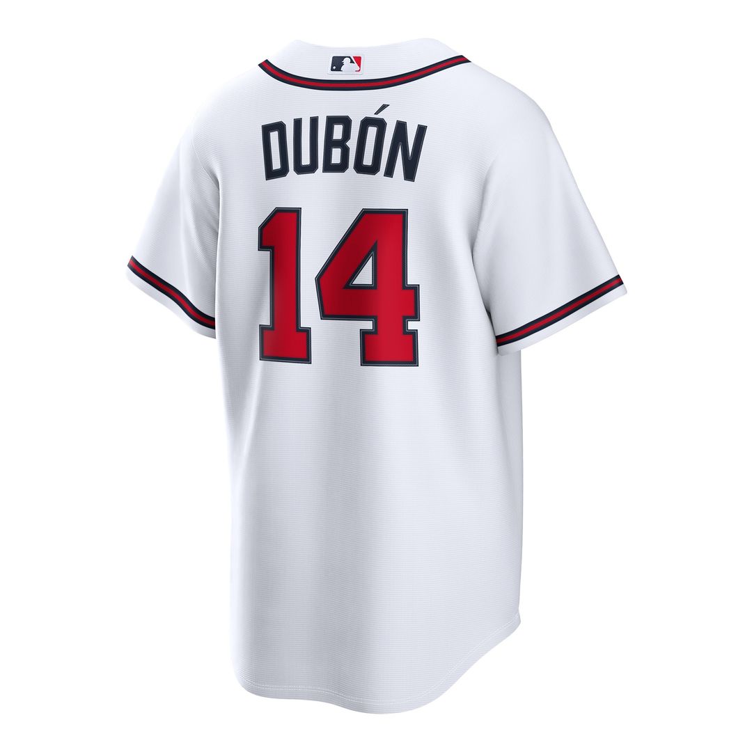 Atlanta Braves Mauricio Dubón Nike Home Replica Jersey - White Team Jersey Sports Fan Apparel