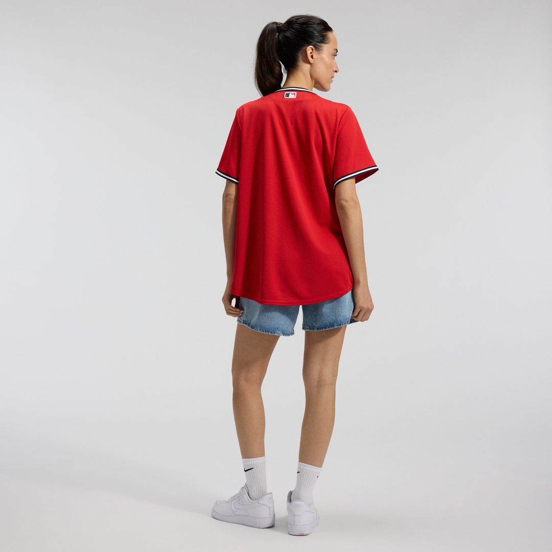 Cleveland Guardians Nike Women's Alternate 2 Replica Jersey - Red Team Jersey Sports Fan Apparel