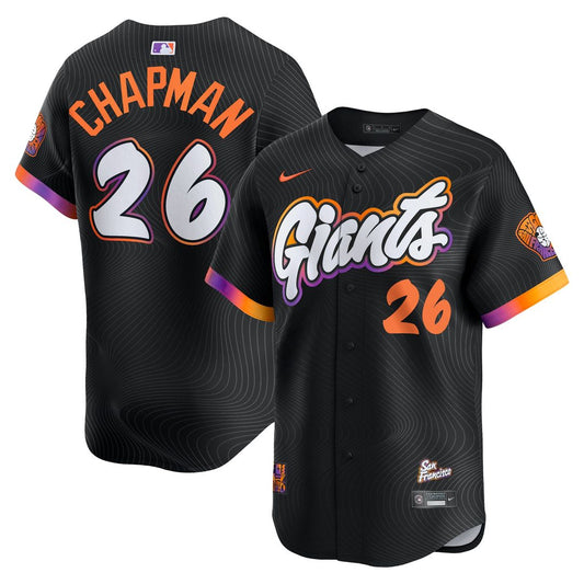 San Francisco Giants Matt Chapman Nike 2025 City Connect Limited Jersey - Anthracite Team Jersey Sports Fan Apparel